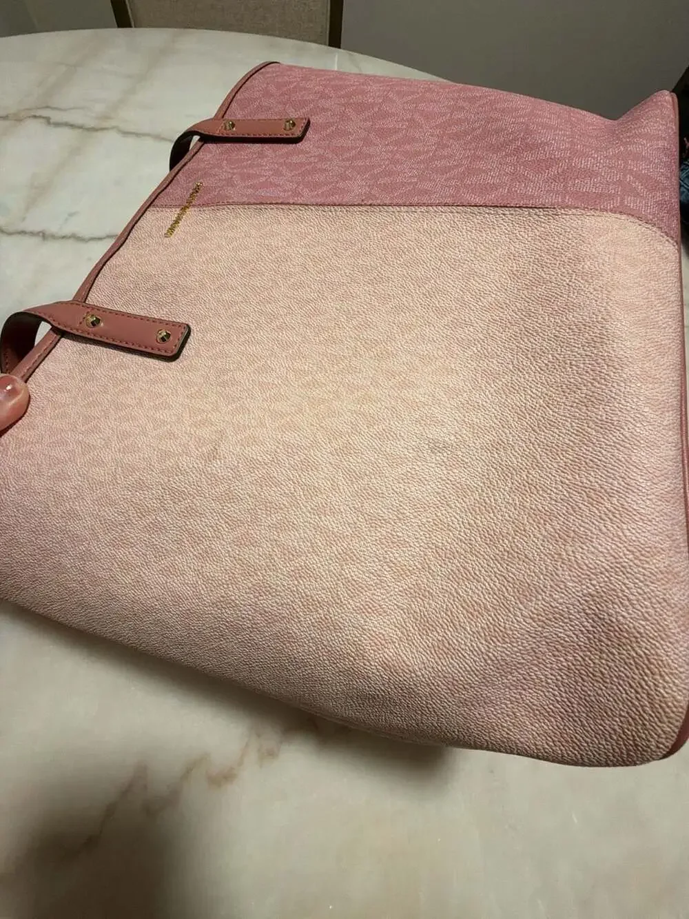 Michael Kors Carter Large Open Tote Bag in Smokey Rose Multi